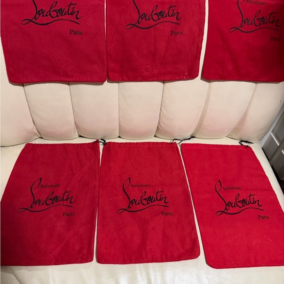 Christian Louboutin Signature Red Dust Bags - Picture 7 of 7